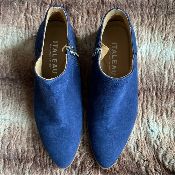 Italeau Florence Bootie Denim Suede - Picture 6 of 10